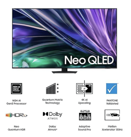 Samsung 138 cm (55 inches) 4K Ultra HD Mini LED AI Smart Neo-QLED TV QA55QN85DBULXL (Graphite Black) - Image 2